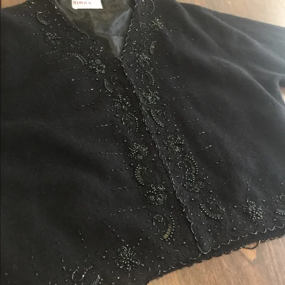 VTG Super Soft Hand-Placed/Sewn Beaded Sweater