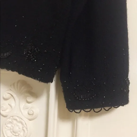 VTG Super Soft Hand-Placed/Sewn Beaded Sweater
