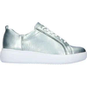 Waldlaufer H-Vivien (Limestone) Silver Trainers