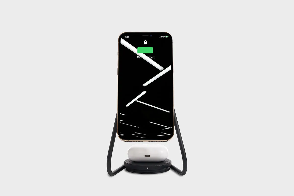Wireless Charging Stand in Black