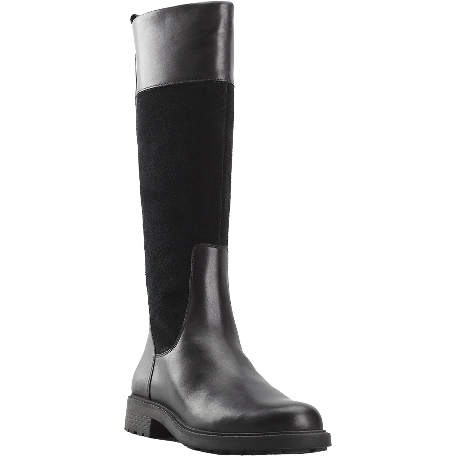 Women's Clarks Orinoco 2 Hi Black Leather
