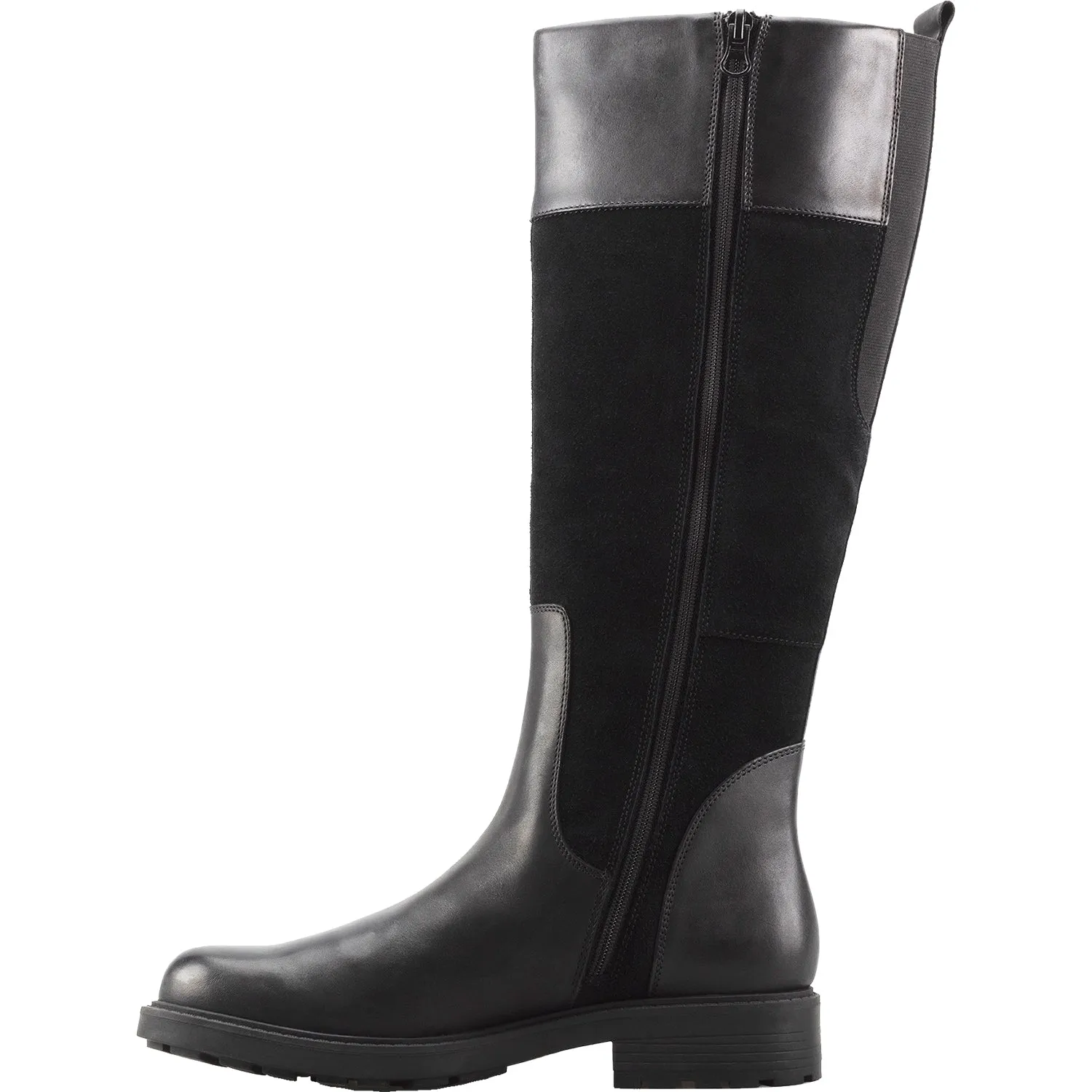 Women's Clarks Orinoco 2 Hi Black Leather