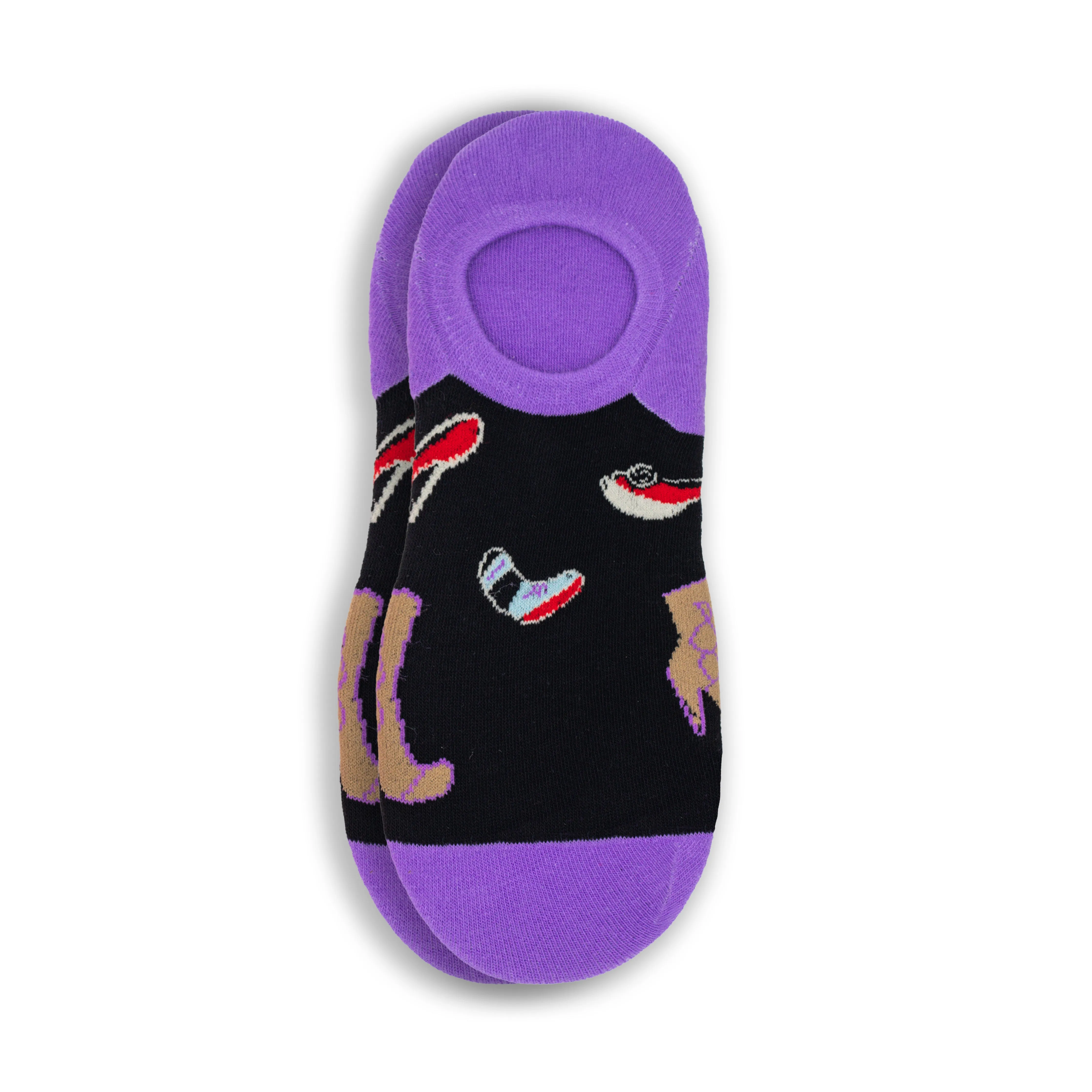 Women's No Show Novelty Socks