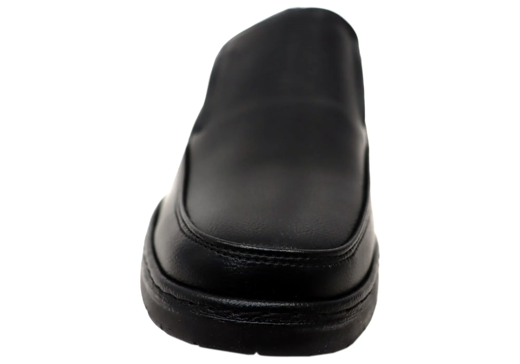 Woodlands Mens Shortall Black Comfortable Slip On Shoes