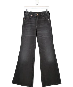 Wrangler Black Wanderer 622 High Rise Flare Jeans W25