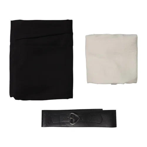 Yennefer White Black Long Sleeve Cosplay Costume