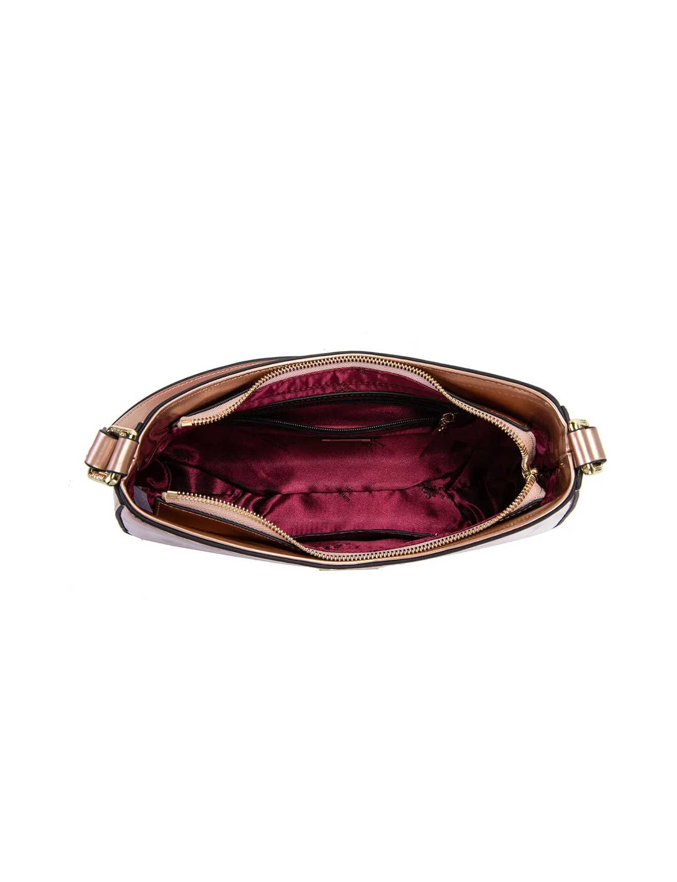 ZAHIRA PATENT LEATHER BAG WITH RFID- SF17-0822