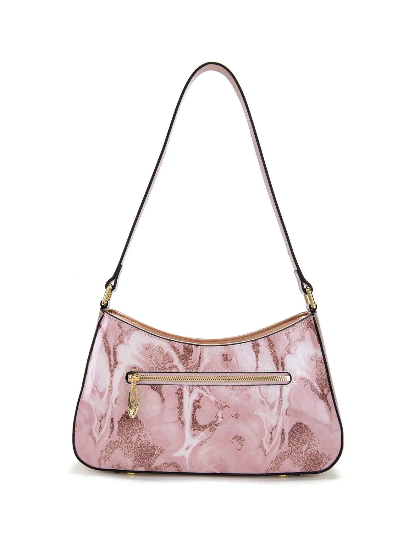 ZAHIRA PATENT LEATHER BAG WITH RFID- SF17-0822